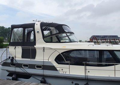 Flybridge kap met achtertent